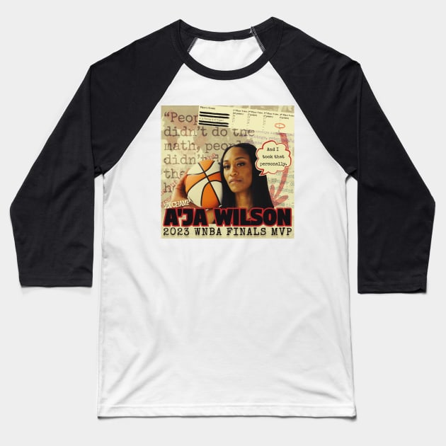 a'ja took it personally Baseball T-Shirt by gritcitysports